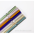 custom colored glass drinking straws